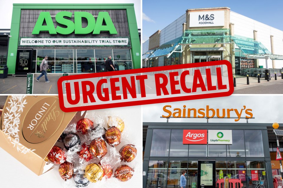 Supermarkets have been recalling products due to allergy concerns