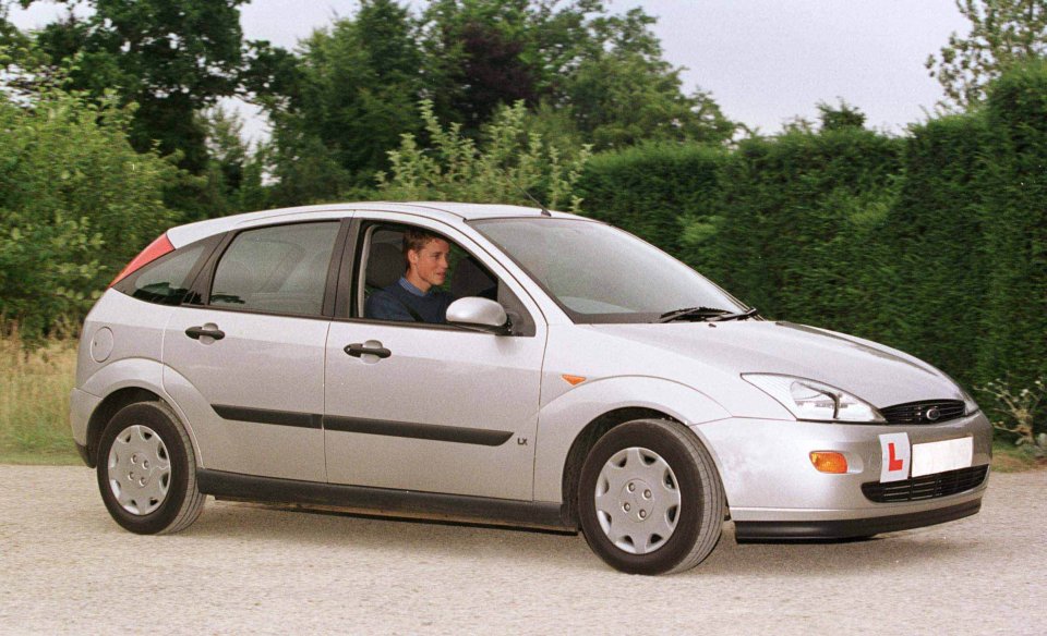 Prince William began his automotive career at the wheel of a Focus