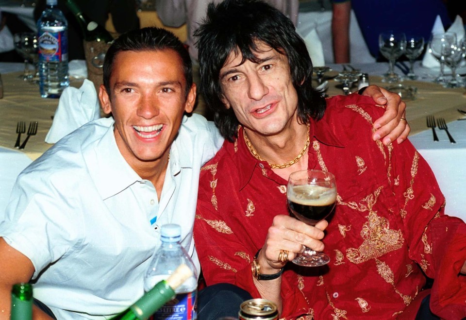 Frankie Dettori had plenty of wild nights in his heyday, including booze ups with the Rolling Stones