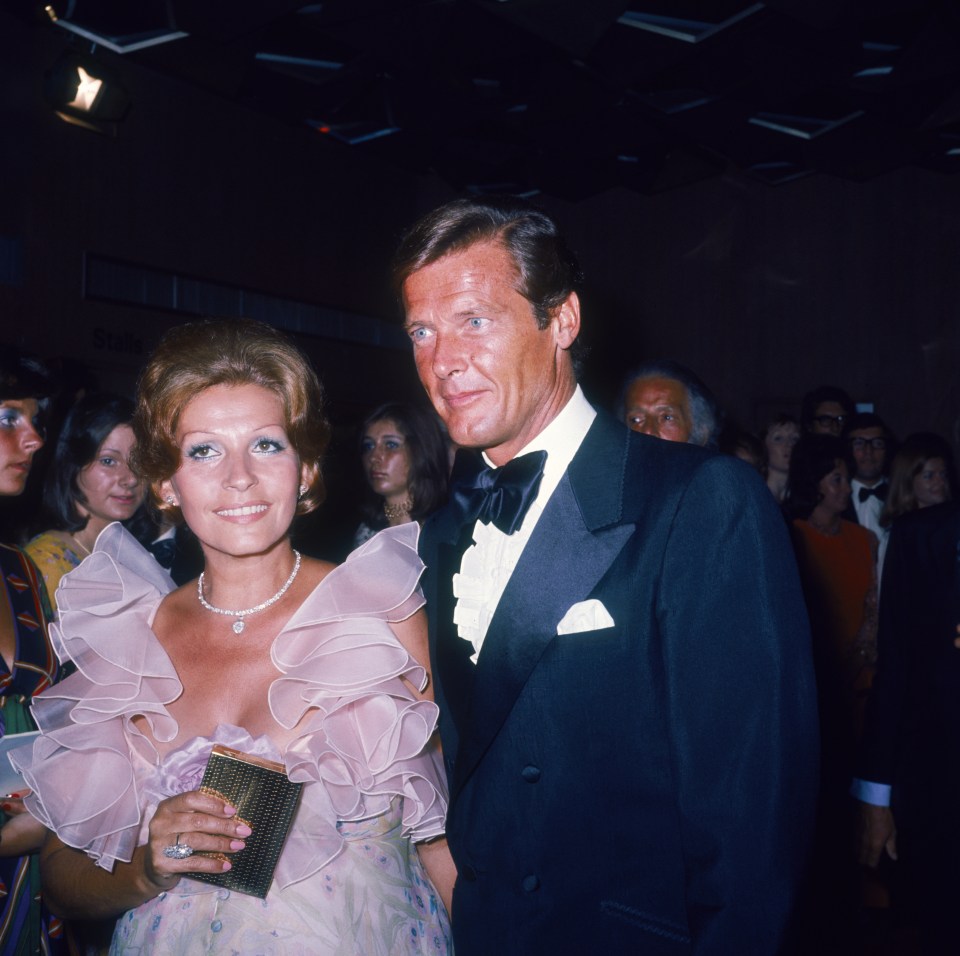 Luisa Mattioli and Roger Moore were married for 24 years