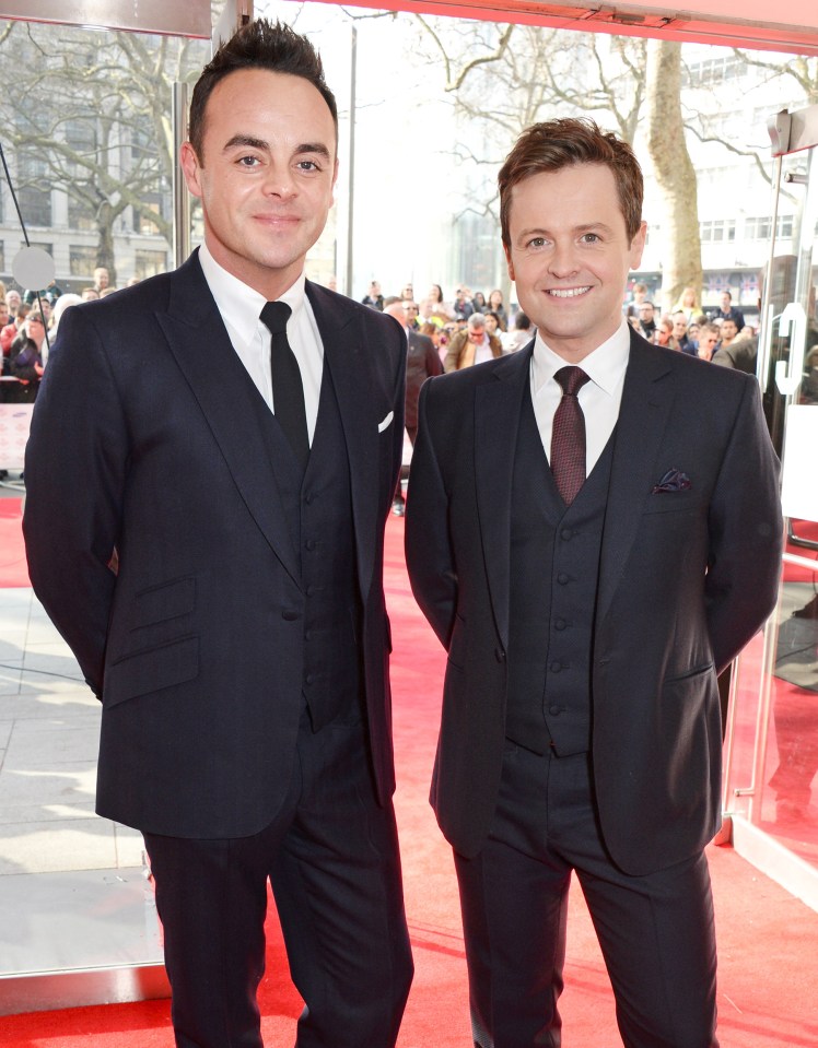 Ant and Dec have won the award for two decades consistently