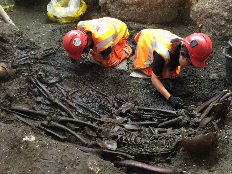 A burial pit from The Great Plague of 1665 was discovered near Liverpool Street, in London, and since then workers claim a ghost has prowled the tube line