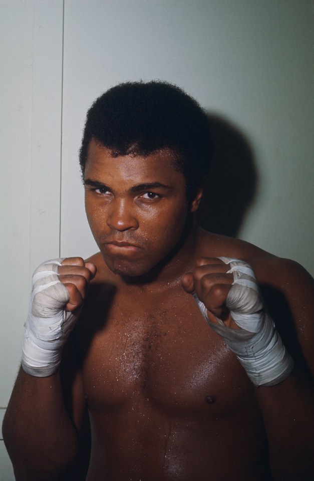 Boxing and sporting icon Muhammad Ali