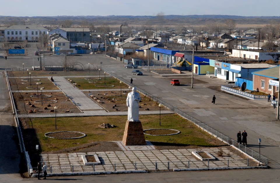 A radioactive community in Kazakhstan, close to where the Soviet Union carried out hundreds of nuke tests