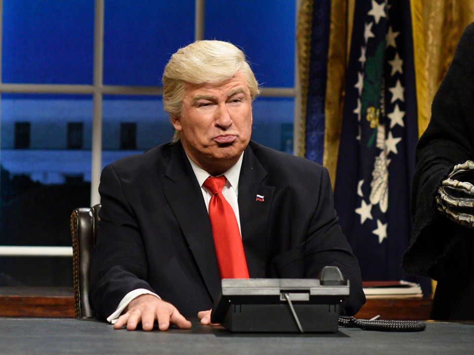 Alec once mocked President Trump on Saturday Night Live