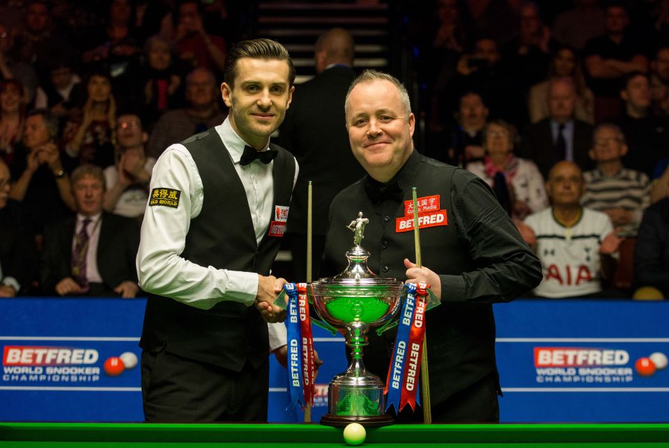 Higgins, alongside rival Mark Selby, is a four-time world champion