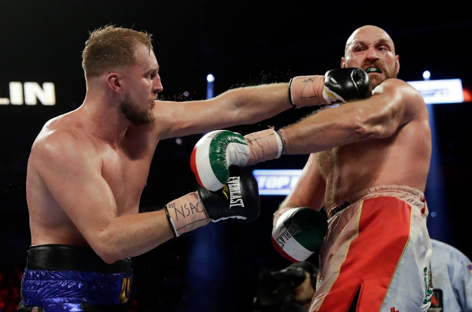 Wallin lost a unanimous decision to Fury in 2019