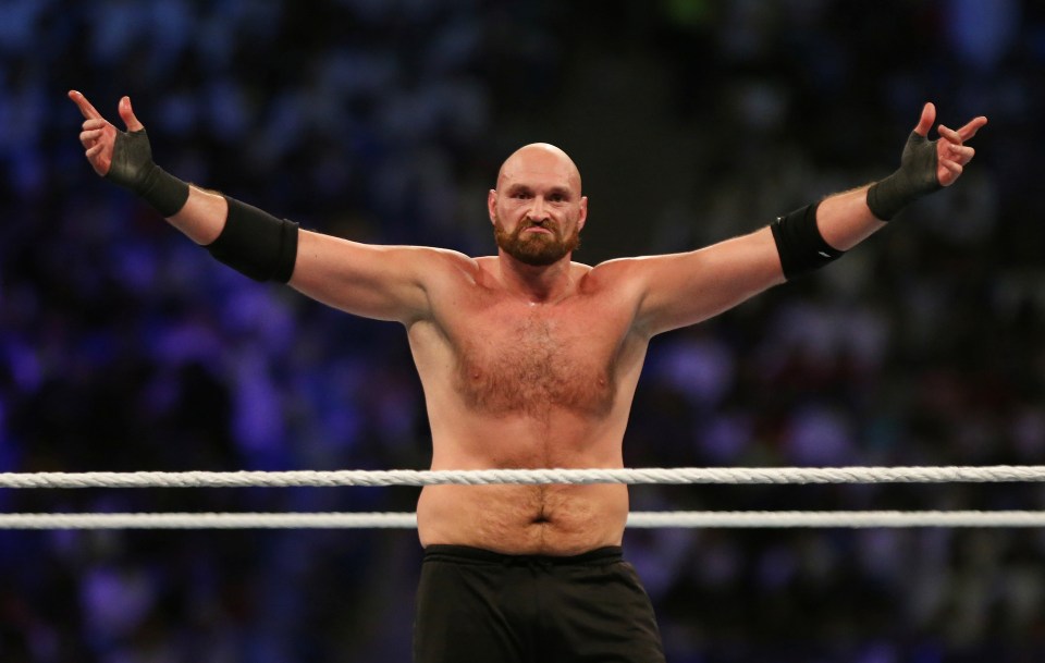 Tyson Fury made a guest appearance for the wrestling franchise