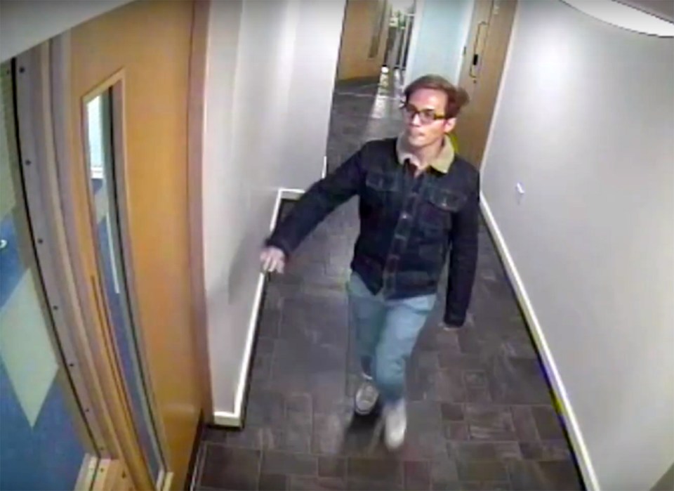 He was caught on CCTV leaving his flat to prowl for men to attack