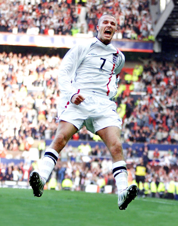 David Beckham sent England through to the 2002 World Cup with THAT free-kick