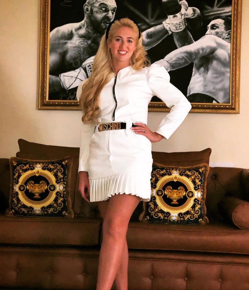 Paris Fury has shared a lot of photographs from inside their £550K Morecambe home, revealing the lush decor inside and tributes to her husband's boxing career