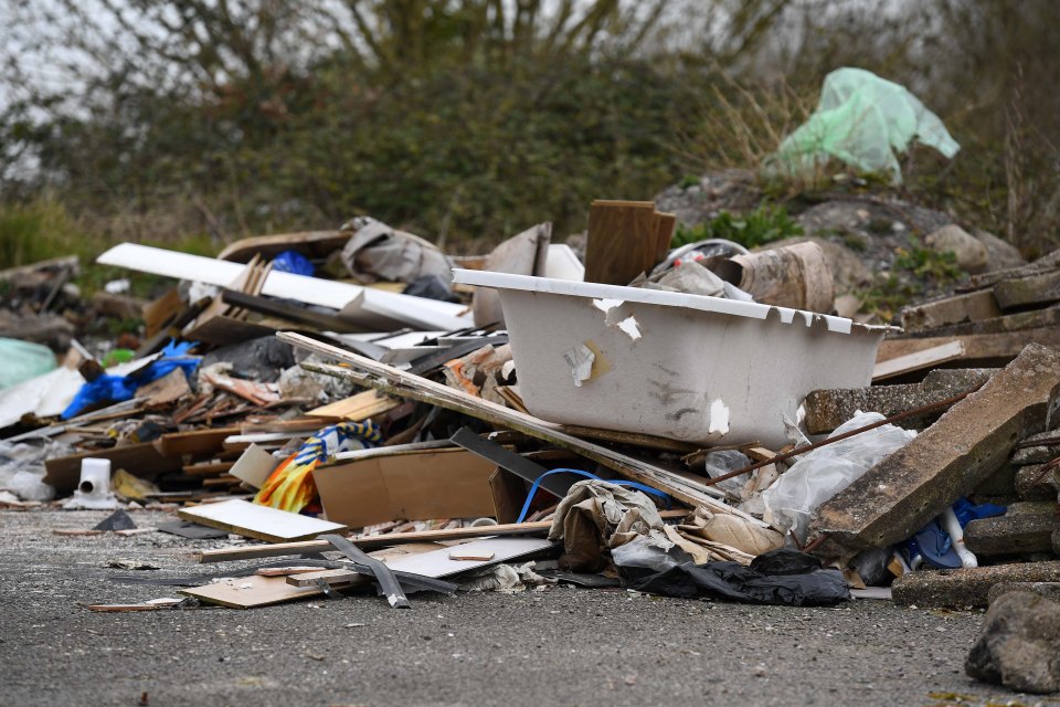 The bill for fly-tipping has risen by 55 per cent since 2015