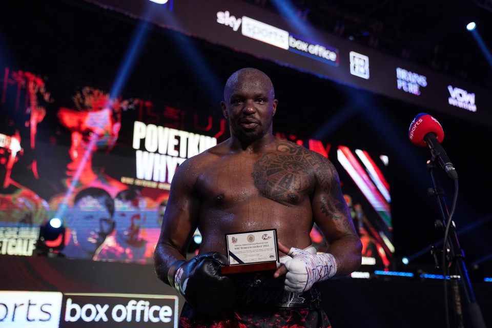 Whyte has been waiting years for his shot at the WBC title