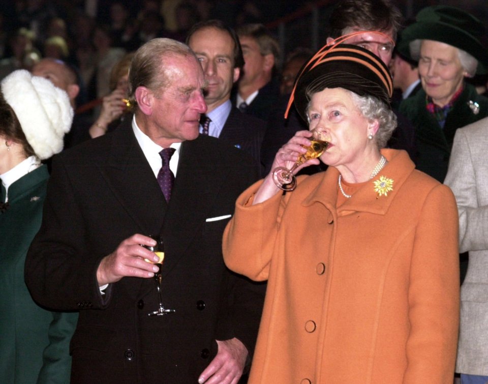 Prince Philip was reported to have mixed her a gin and martini each evening