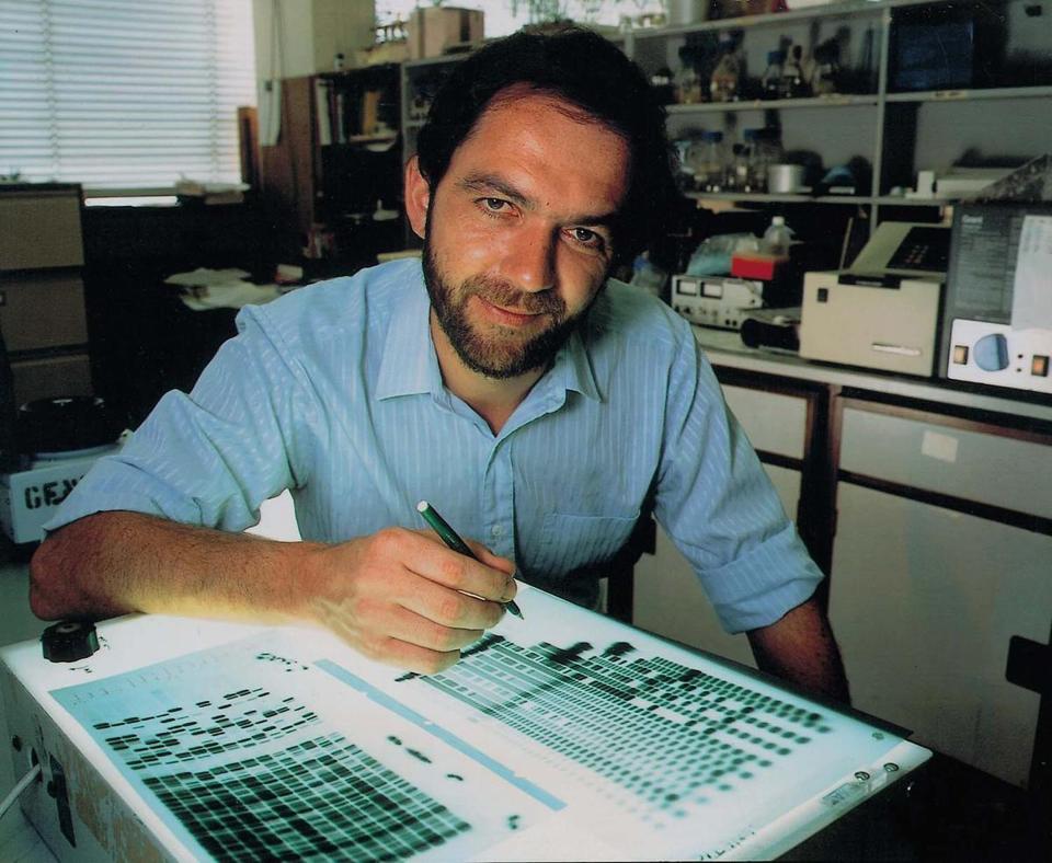 Dr Alec Jeffreys developed DNA profiling