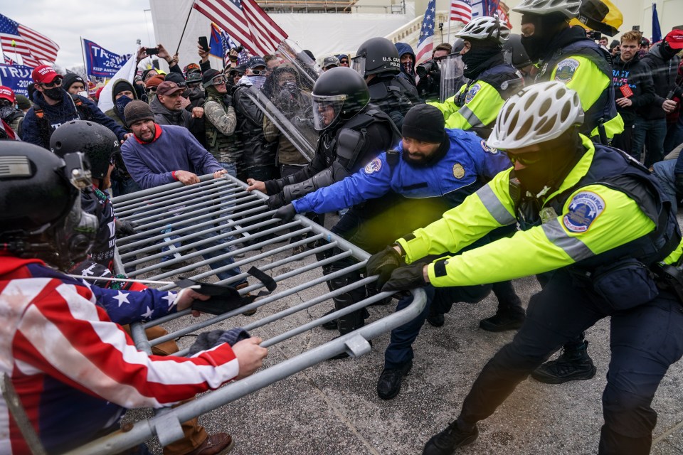 Rioters stormed the Capitol building - with eight deaths in total as a result of the day