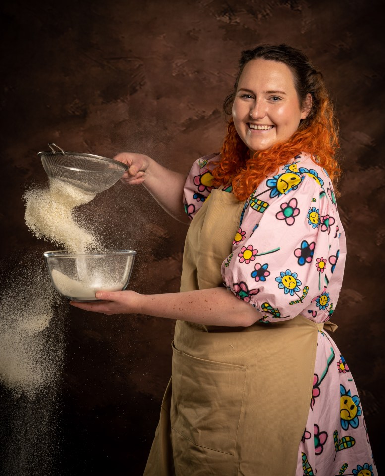 Lizzie is one of the contestants on The Great British Bake Off