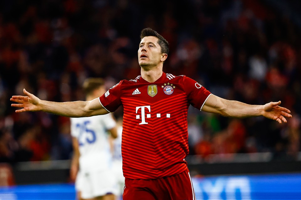 Goal machine Robert Lewandowski has had another prolific year