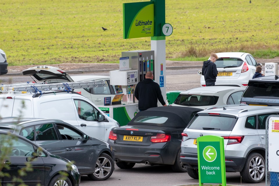 Drivers were rushing to get their fuel topped up this morning