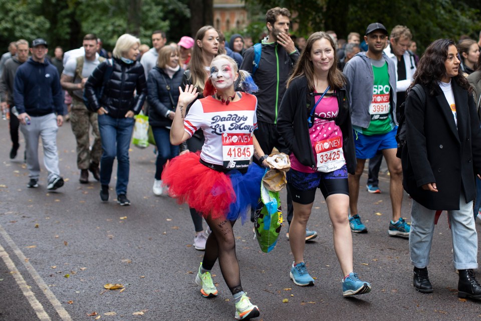 Some people opted to run the marathon in fancy dress