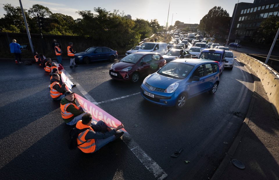 Eco-mugs have vowed to inflict further misery on British drivers next week