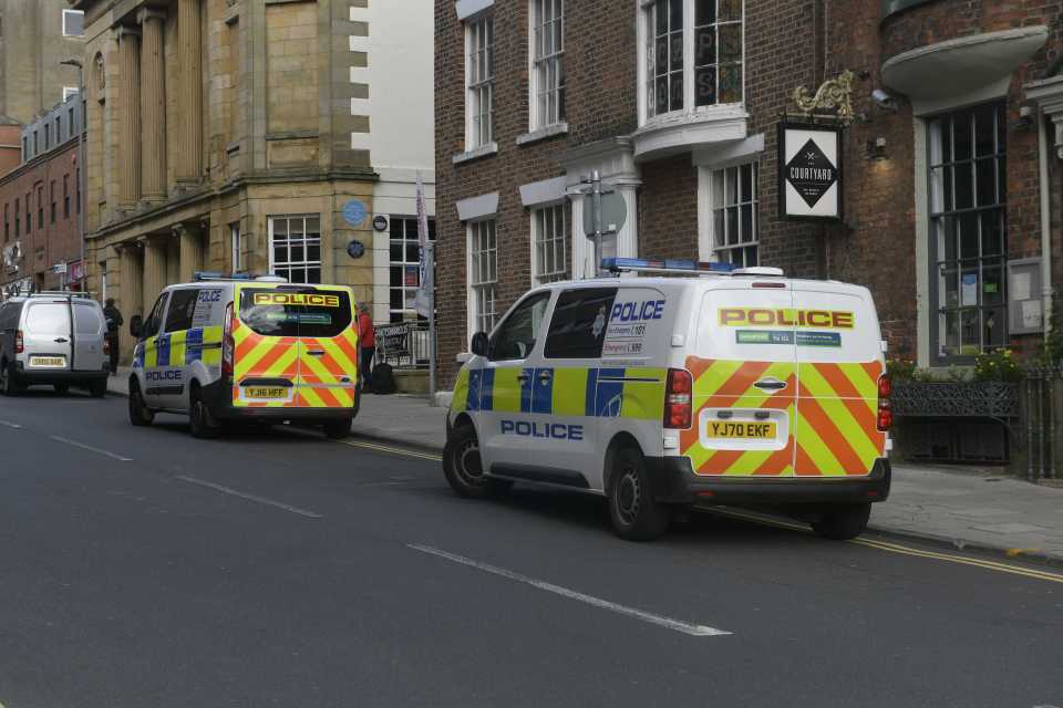 Police and ambulance services were both on the scene of the incident