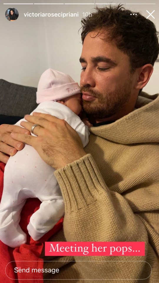 Danny Cipriani has become a grandfather