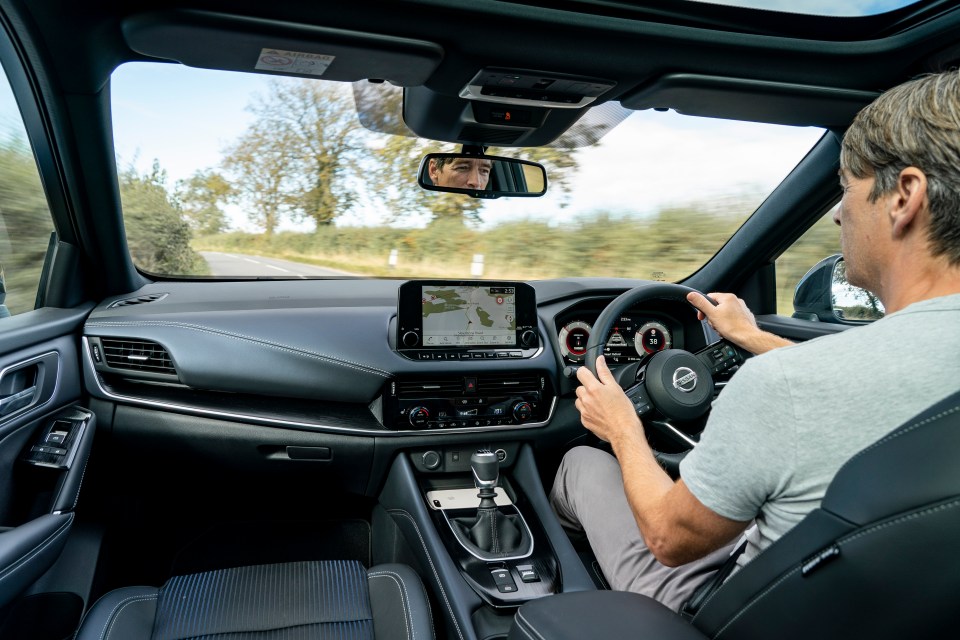 Sun Motors Editor, Rob Gill at the wheel of the award-wining Nissan Qashqai