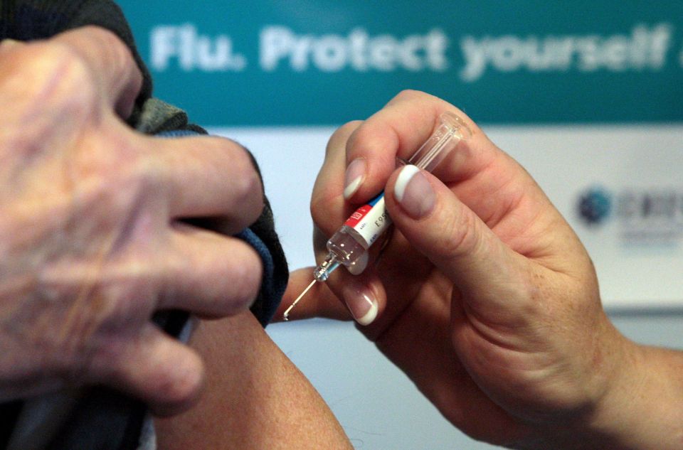 Brits are being urged to get the flu jab this winter