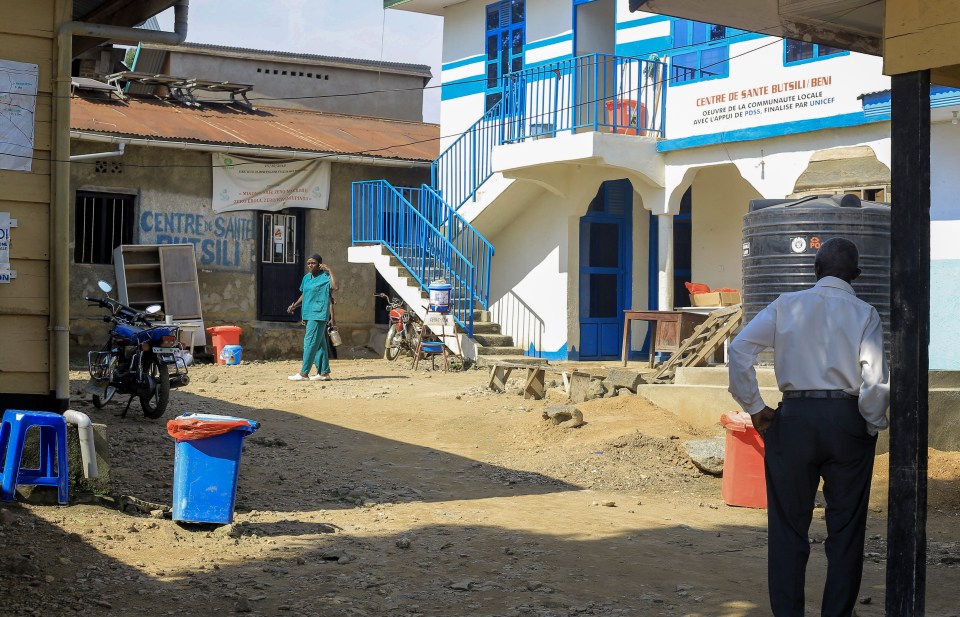 Butsili health center in Beni, eastern Congo, where a child died and tested positive for Ebola