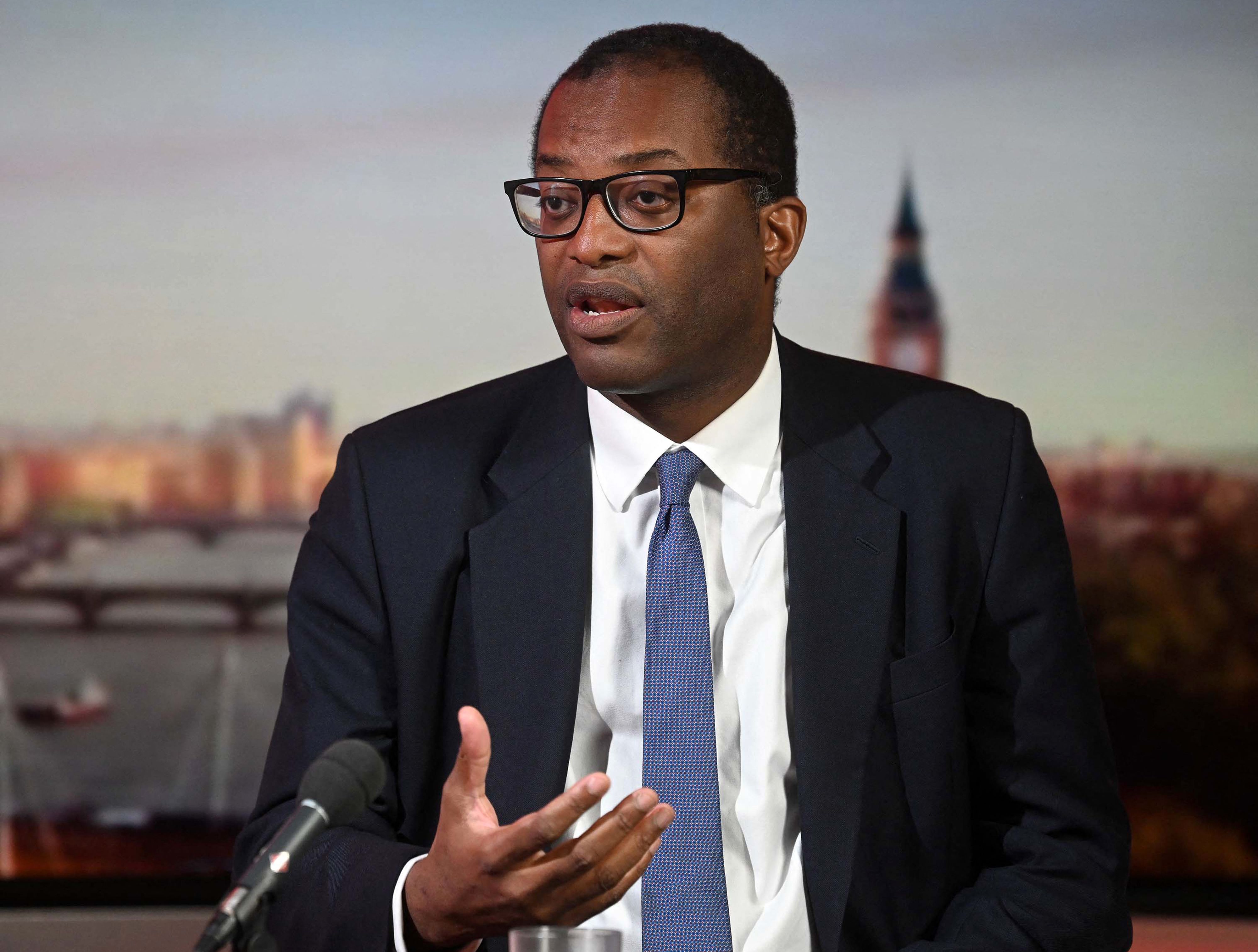 Business Sec Kwasi Kwarteng has already booked his festive bash