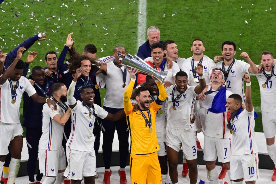 France became the second team after Portugal to lift the Nations League trophy