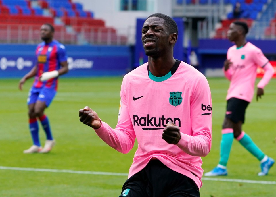 Dembele has struggled to live up to expectations in the four years since joining Barca for £138m