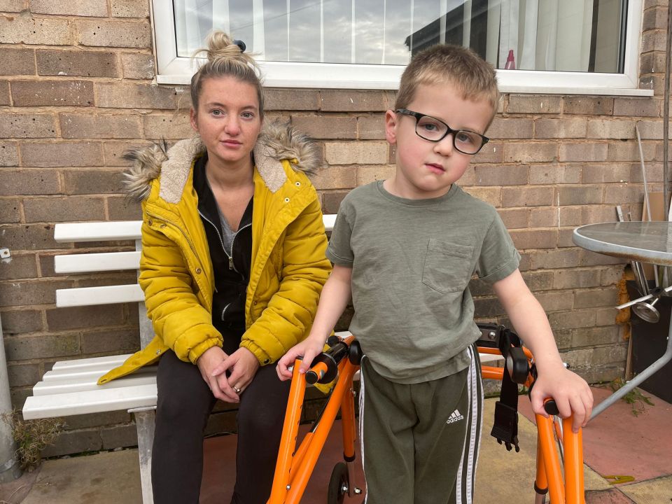 Vile thieves pinched a five-year-old's wheelchair ramp - before a good Samaritan brought it back