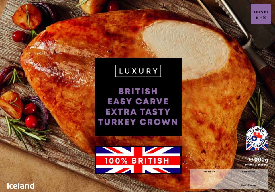 Iceland's Turkey Crown is a pocket-friendly £17