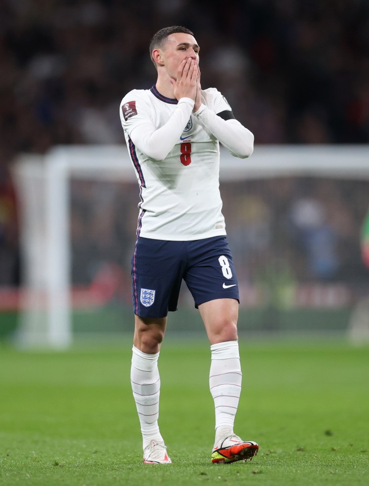 Phil Foden looked a threat at times for the hosts