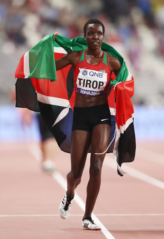 The star narrowly missed out on a bronze for Kenya at the Tokyo Games