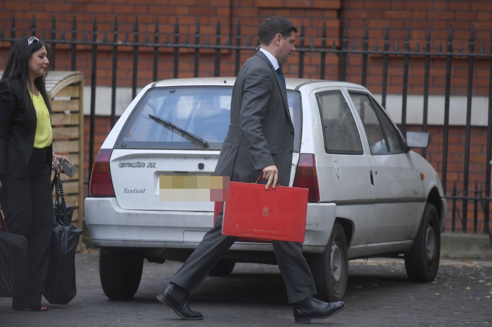 The AX was slightly out of place on Carlton House Terrace