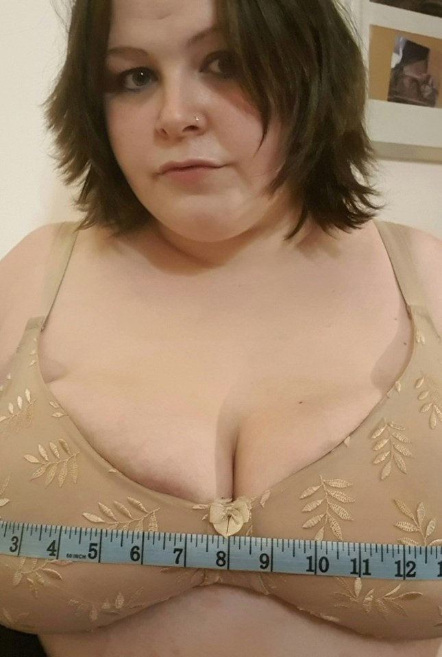 Elizabeth Caitlin has size 34JJ breasts which she says have not stopped growing since she was 10-years-old