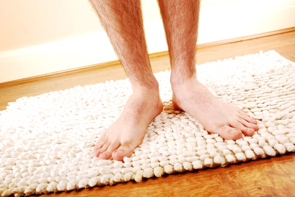 If you’re sharing a bath mat make sure anyone you’re living with hasn’t got verrucas or athlete’s foot