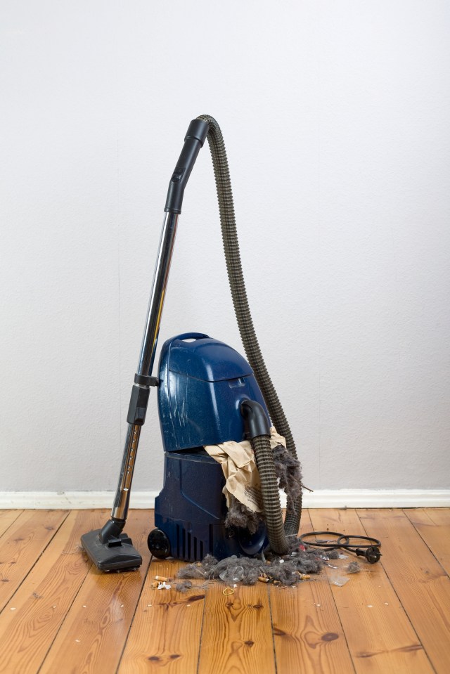 Old vacuum cleaners don't have HEPA filters and they’ll be blowing dust all over the place