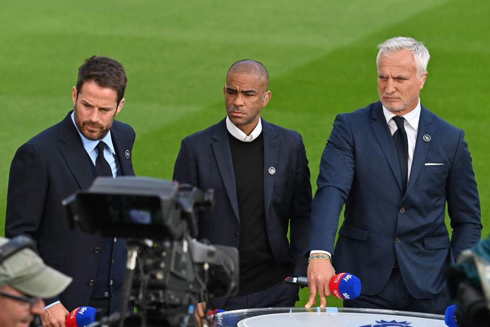 Newcastle and Spurs legend David Ginola was at St James' Park as a Sky Sports pundit