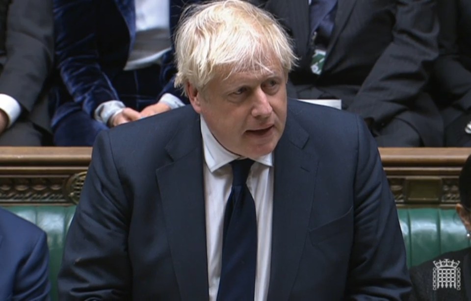 Boris Johnson paid tribute to Sir David today