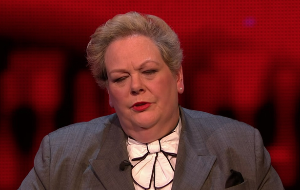 The Chase fans were left stunned as star Anne Hegerty appeared to swear