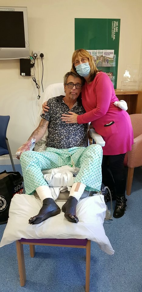 Pauline's husband requires a double leg amputation following the bacteria-infested dog bite