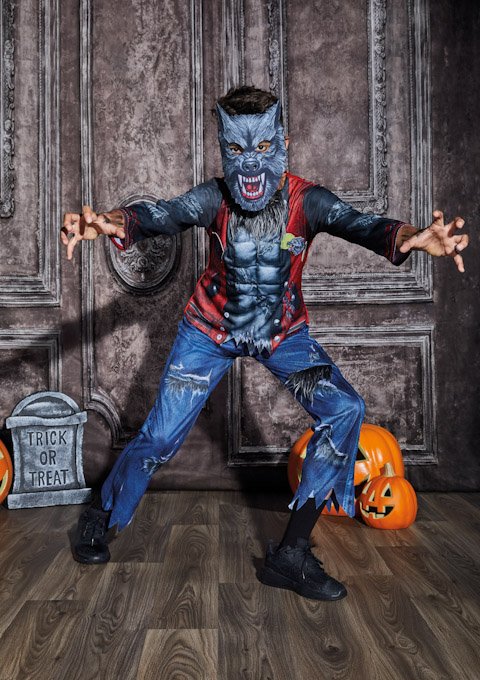 The werewolf look costs £12 and will fit ages 5-12