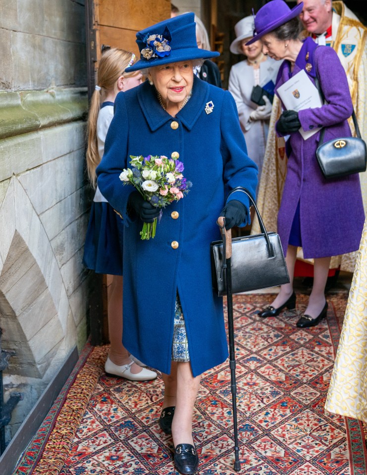 The Queen was forced to miss church after her health scare