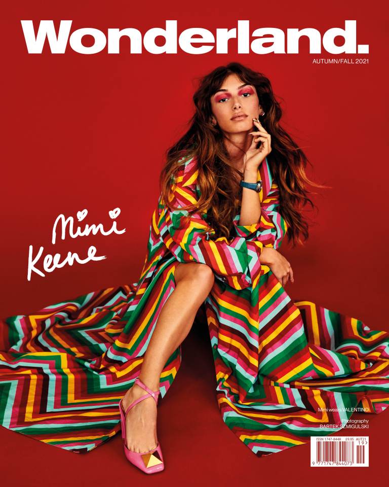 Sex Education star Mimi Keene posed on the cover of Wonderland magazine