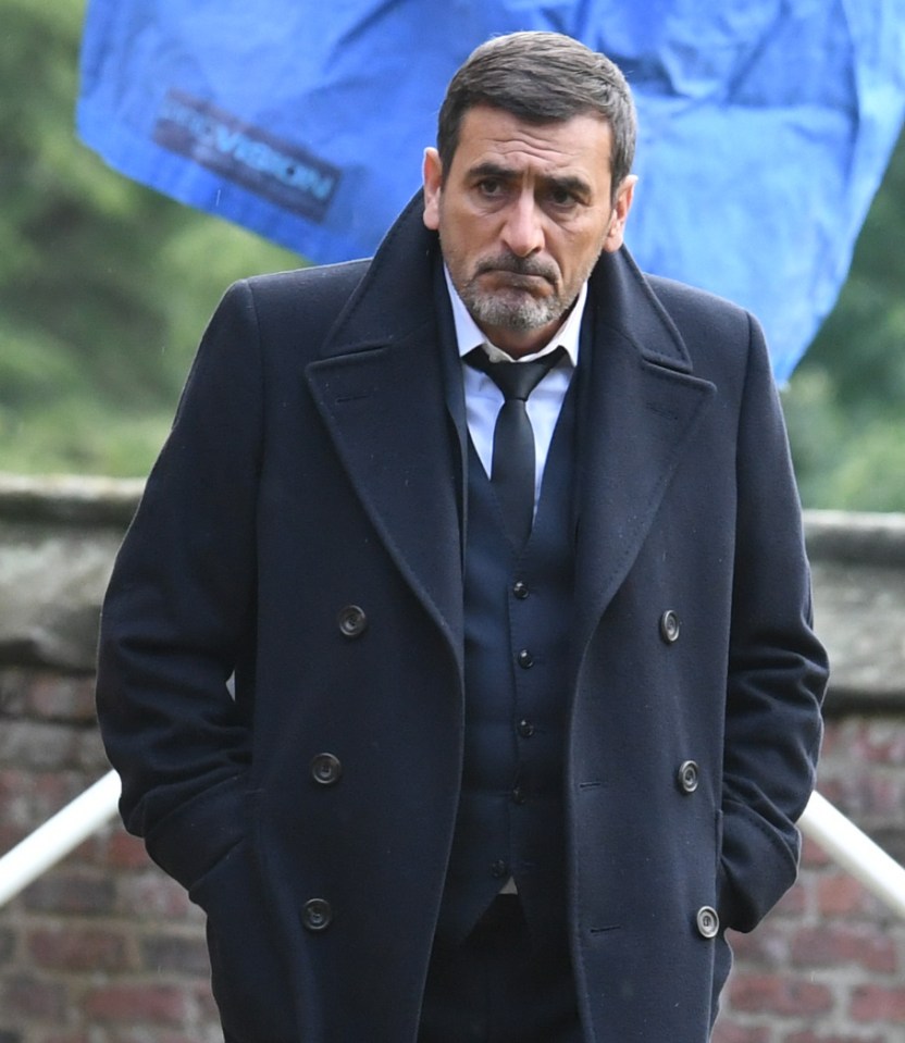 Carla's husband Peter Barlow, played by Chris Gascoyne, is among the grieving Weatherfield residents