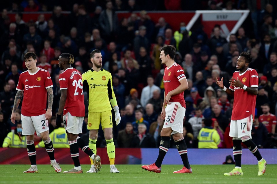 Man Utd stars were floored by Liverpool last weekend